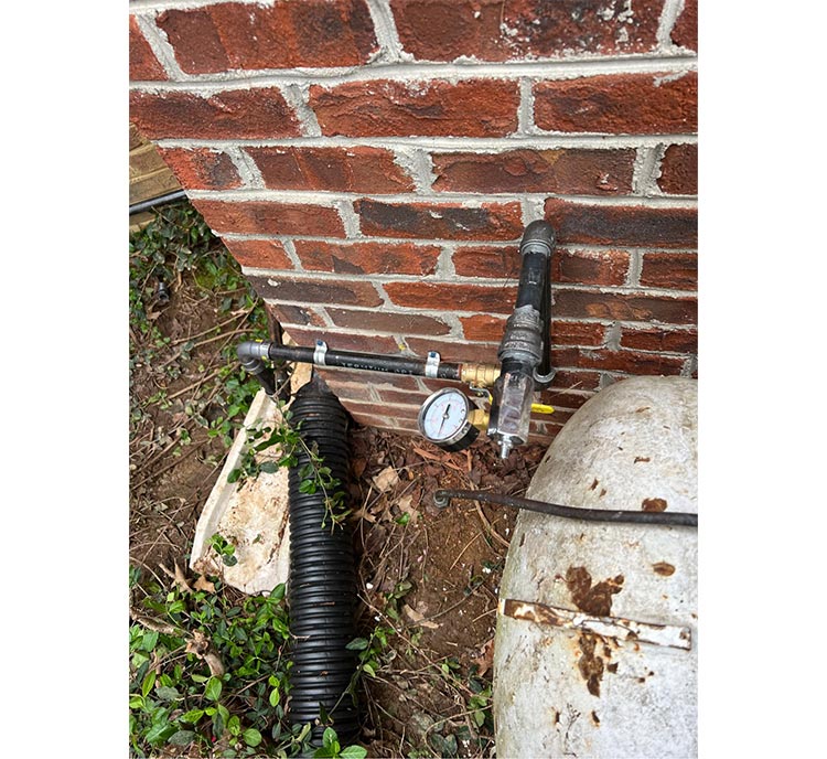 After - emergency gas leak