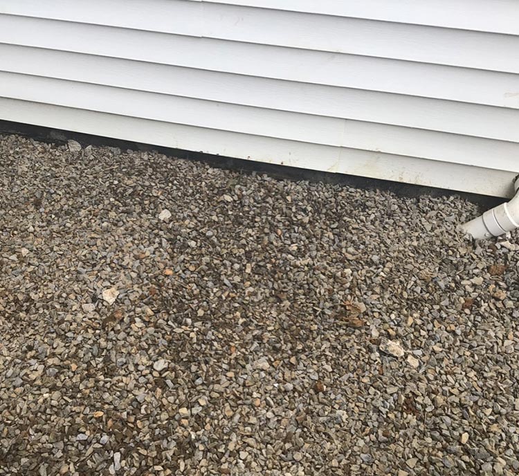 Sewer line replace completed