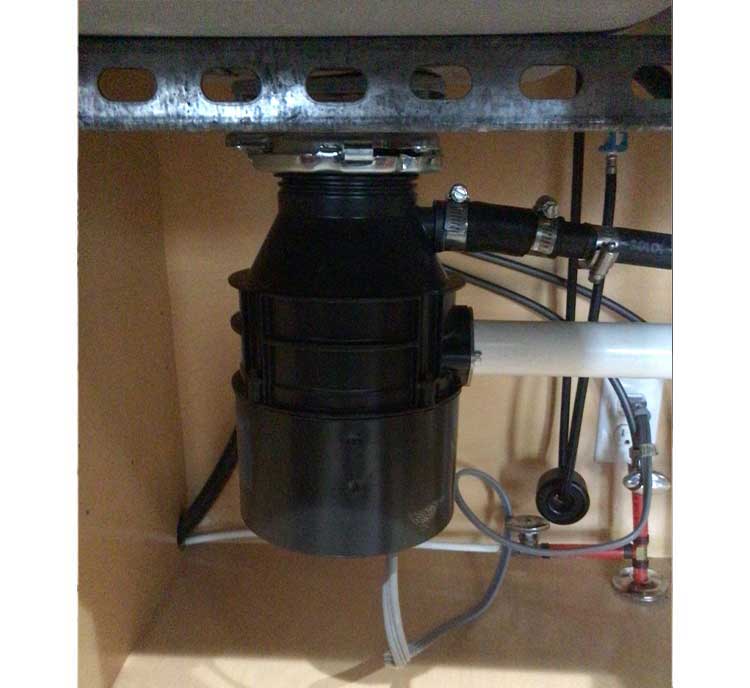 Garbage disposal installation